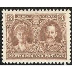 newfoundland stamp 147 king george v queen mary 3 1928
