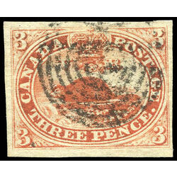 canada stamp 4d beaver 3d 1852 u vf 003
