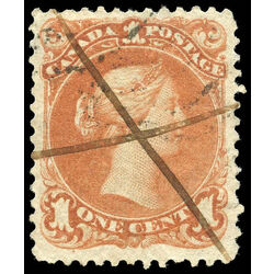 canada stamp 22b queen victoria 1 1868 u vf 006