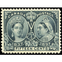 canada stamp 58 queen victoria diamond jubilee 15 1897 M VF 011