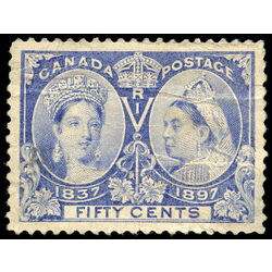 canada stamp 60 queen victoria diamond jubilee 50 1897 U VF 025