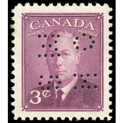 canada stamp o official o286 king george vi postes postage 3 1949