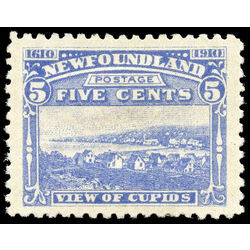 newfoundland stamp 91a view of cupids 5 1910