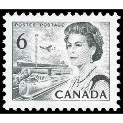 canada stamp 460c queen elizabeth ii transportation 6 1970