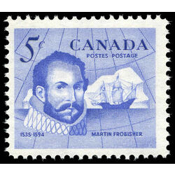 canada stamp 412 sir martin frobisher 5 1963