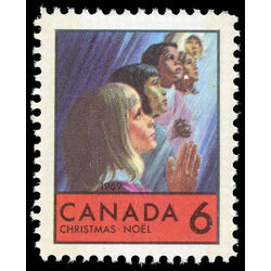 canada stamp 503p children praying 6 1969