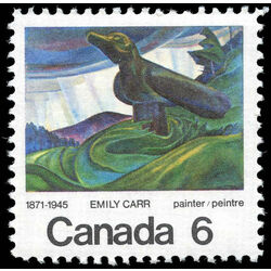 canada stamp 532 big raven by emily carr 6 1971