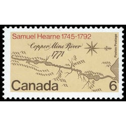 canada stamp 540 samuel hearne 6 1971