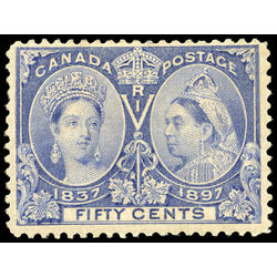 canada stamp 60 queen victoria diamond jubilee 50 1897 M F 026