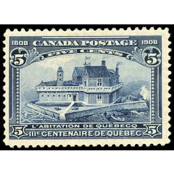 canada stamp 99 champlain s habitation 5 1908 m vf 018