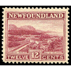 newfoundland stamp 141 mt moriah 12 1923