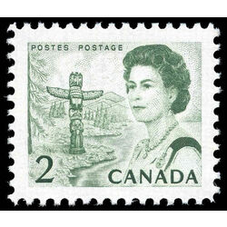 canada stamp 455piv queen elizabeth ii pacific totem 2 1972