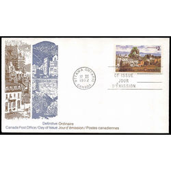 canada stamp 601 quebec 2 1972 FDC