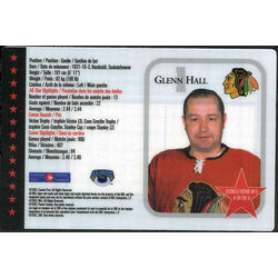 glenn hall nhl all stars stamp and medallion set