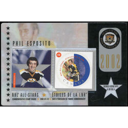 phil esposito nhl all stars stamp and medallion set