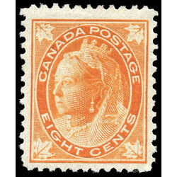 canada stamp 72iv queen victoria 8 1897 m vf ng 002