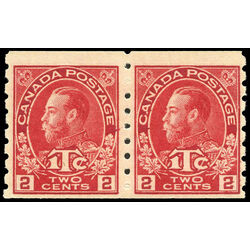 canada stamp mr war tax mr6pa war tax coil pair 1916 m f vfnh 004