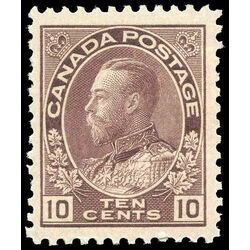 canada stamp 116a king george v 10 1912 m vf 002