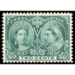 canada stamp 52 queen victoria diamond jubilee 2 1897 M F VFNH 003