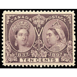canada stamp 57 queen victoria diamond jubilee 10 1897 M VFNH 016