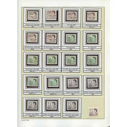 canada centennial definitives collection 1967 73