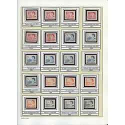 canada centennial definitives collection 1967 73