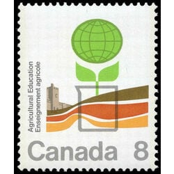canada stamp 640 agricultural education 8 1974