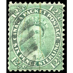canada stamp 18i queen victoria 12 1859 u vf 001