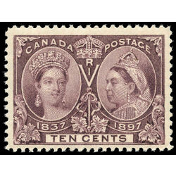 canada stamp 57 queen victoria diamond jubilee 10 1897 M F VFNH 017