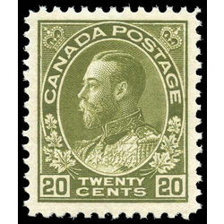 canada stamp 119b king george v 20 1925 m vfnh 001