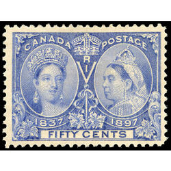 canada stamp 60 queen victoria diamond jubilee 50 1897 M VF 027