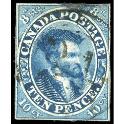 canada stamp 7a jacques cartier 10d 1855