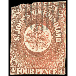 newfoundland stamp 4 1857 first pence issue 4d 1857 u fil 003