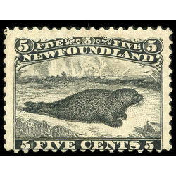 newfoundland stamp 26 harp seal 5 1866 m fog 006