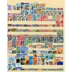 british asia 575 different mostly used stamps from various countries from bangladesh to straits settlements