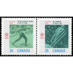 canada stamp 1153a 1988 olympic winter games 1987