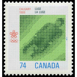 canada stamp 1198 luge 74 1988