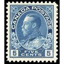 canada stamp 111 king george v 5 1914 m f vf 012