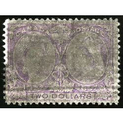 canada stamp 62 queen victoria diamond jubilee 2 1897 U VF 031