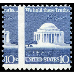 us stamp postage issues 1510 jefferson memorial 10 1973 mnh 001