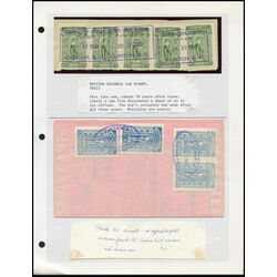 british columbia revenue stamps