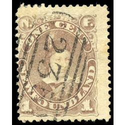 newfoundland stamp 42 edward prince of wales 1 1880 u f 005