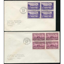 8 early united states first day covers 1937