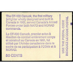 canada stamp bk booklets bk76 caricature definitives 1976 M VFNH 001