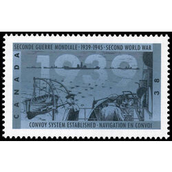 canada stamp 1262 convoy system established 38 1989