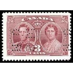 canada stamp o official o9 237 king george vi coronation 3 1937