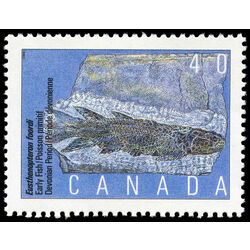 canada stamp 1308 eusthenopteron foordi 40 1991