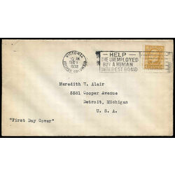 canada stamp 198 king george v 4 1932 fdc 006