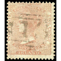 british columbia vancouver island stamp 2 queen victoria 2 d 1860 u f 016