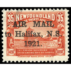 newfoundland stamp c3b iceberg 35 1921 u vf 003